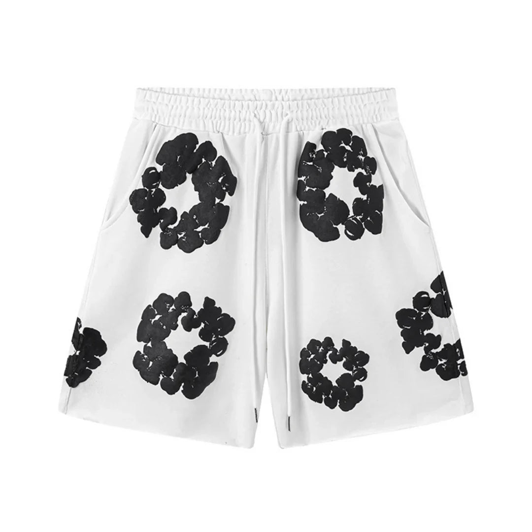 Denim Trs White Shorts