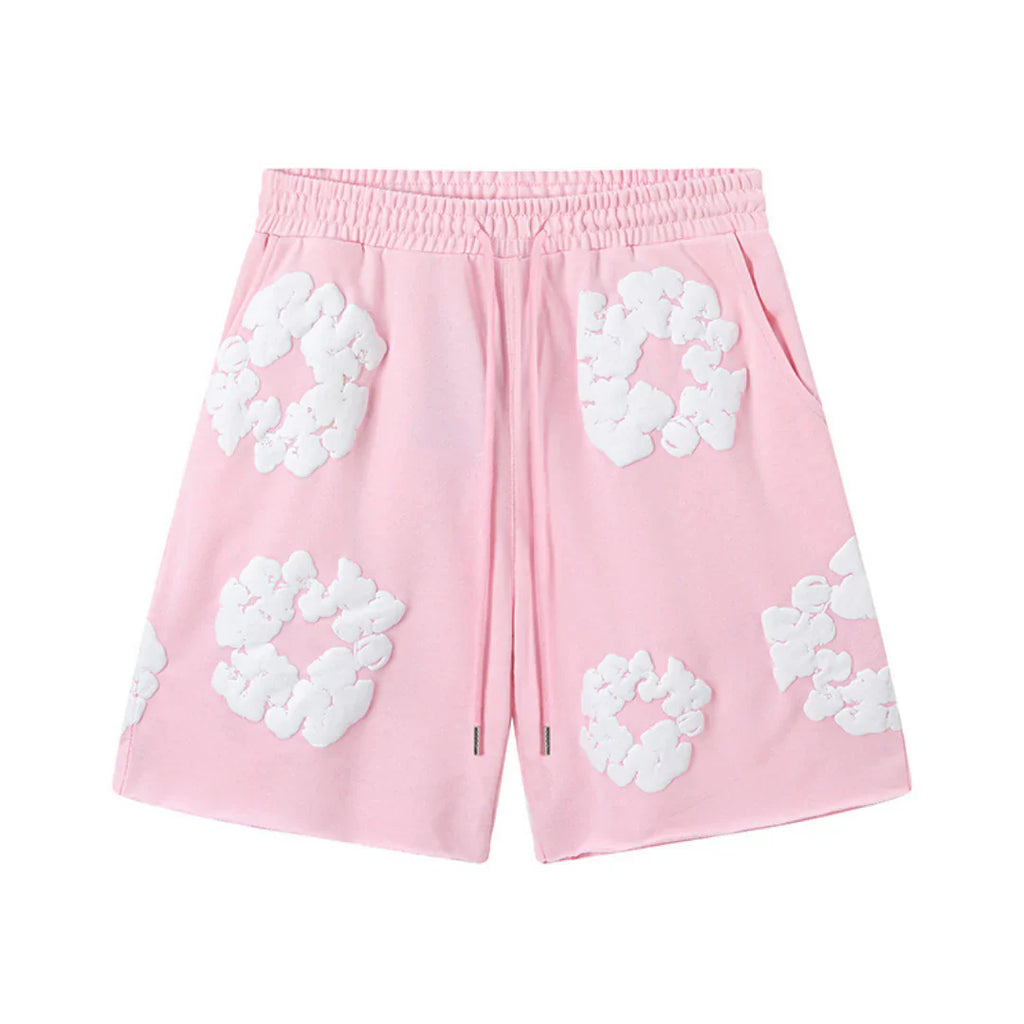 Denim Trs Pink Shorts